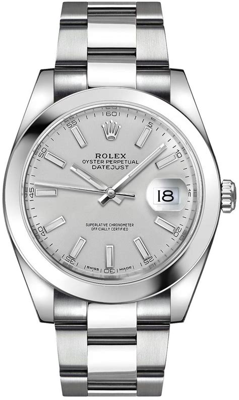 silver rolex watches